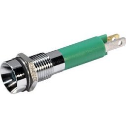 CML TECHNOLOGIES 19090255 - LED signal light, green - ultra-bright, 12 VAC/VDC, Ø8 mm, 1300