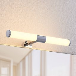 Lindby Naili LED mirror light, chrome
