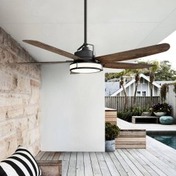 Beacon Lighting Beacon ceiling fan with light Louisville, bronze, quiet