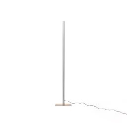 Carpyen Lineal LED floor lamp, 180 cm high, matt nickel