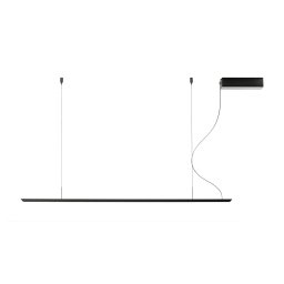 Carpyen LED pendant light Lineal, black, length 158 cm