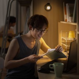 OSRAM LED rechargeable wall lamp NIGHTLUX CYLINDER, black touch dim