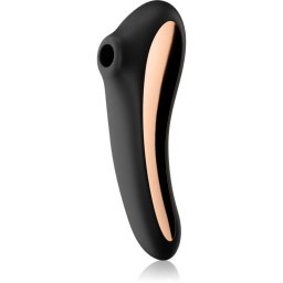 Satisfyer Dual KISS vibrator with clitoral stimulator Black 18,8 cm