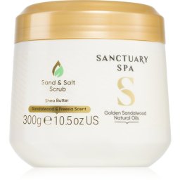 Sanctuary Spa Golden Sandalwood Salt Scrub for the body 300 g