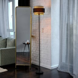 OSRAM Decor Hornet floor lamp, black/gold, E27, height 175 cm