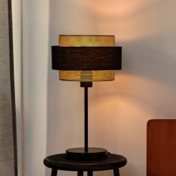 OSRAM Decor Hornet table lamp, black/gold, E27