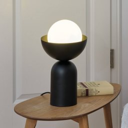 OSRAM Decor Bowl table lamp, black, steel, E14