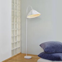 OSRAM Decor Lotus Leaf floor lamp, 1-bulb, white, paper, E27