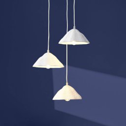 OSRAM hanging light Decor Lotus Leaf, 3-bulb, white, paper, E14