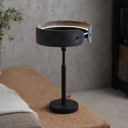 OSRAM LED table lamp Decor Curve Felt, grey, felt, 3,000 K