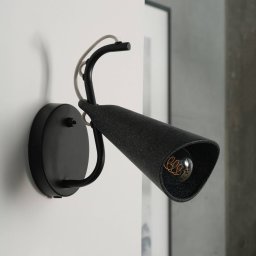 OSRAM Decor Bell wall light, black, steel, E27