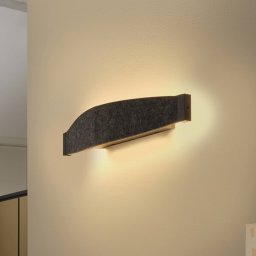 OSRAM LED wall lamp Decor Flat Felt, grey, felt, 3,000 K