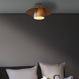 OSRAM Decor Bamboo Paper Hat Ceiling Lamp Ø 40 cm, Bamboo E27