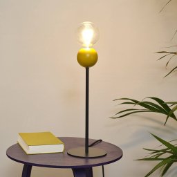 OSRAM Decor Bubble table lamp, yellow, 1-bulb, steel, E27