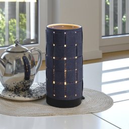 OSRAM table lamp Decor Felt Weaving Tube, grey, felt, E14