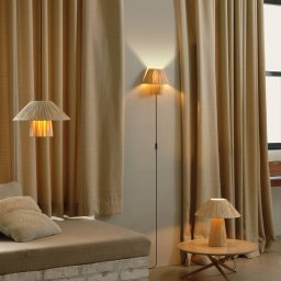 OSRAM Decor Bamboo Paper Hat Wall Light, Bamboo E27 Plug