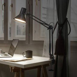 OSRAM LED clip-on light Office Line Desk Retro black 3,000K