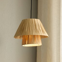 OSRAM hanging light Decor Bamboo Paper Hat Ø 28 cm, Bamboo, E27