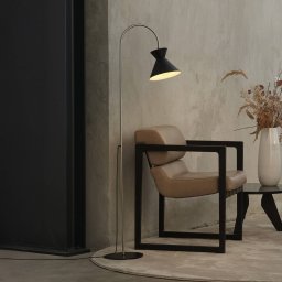 OSRAM Decor Waist floor lamp, steel, black, E27