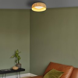OSRAM LED ceiling lamp Decor Bamboo Paper, Ø 40 cm, bamboo