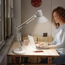 OSRAM LED table lamp Office Line Desk Retro, white, 3,000 K