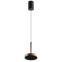 LOOM DESIGN LED pendant light Nyx P1, bronze, aluminium