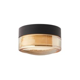 LOOM DESIGN Otto Convex LED ceiling light, amber, IP65