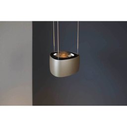 LOOM DESIGN LED pendant light Air, grey, aluminium, 13 cm