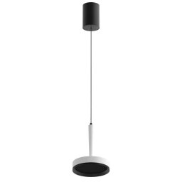 LOOM DESIGN LED pendant light Nyx P1, white, aluminium