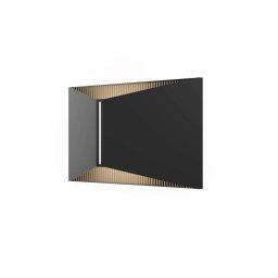 LOOM DESIGN LED outdoor wall light X, black, IP65, aluminium