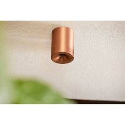 LOOM DESIGN Nyx LED ceiling light, bronze, IP54