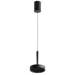 LOOM DESIGN LED pendant light Nyx P1, black, aluminium