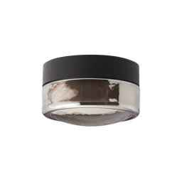 LOOM DESIGN Otto Convex LED ceiling light, grey, IP65
