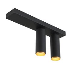 LOOM DESIGN LED ceiling spotlight X-Beam, 2-bulb, black