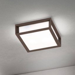 ORION Henry outdoor light, corten, die-cast aluminium, E27, IP44