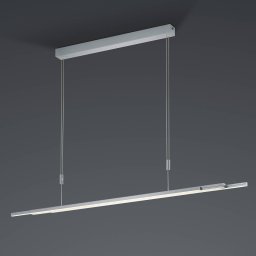 BANKAMP LED hanging light Lightline ZigBee up/down nickel 3m suspension system