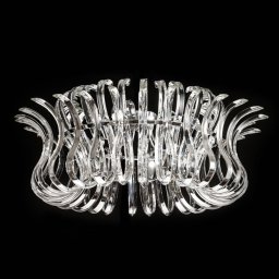 Metallux Glass ceiling light Wave with 65 cm diameter