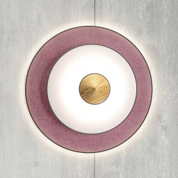Forestier Cymbal S LED wall light, powder pink
