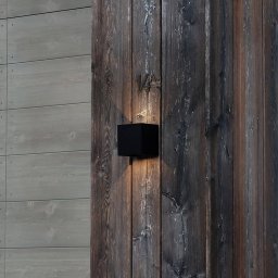 Ideallux Ideal Lux LED outdoor wall light Atom, black, 10 cm, metal