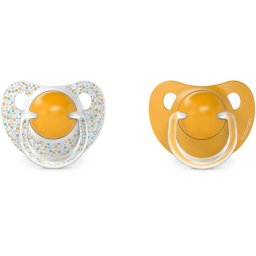 Suavinex Dreams Anatomical 6-18 m dummy Yellow 2 pc