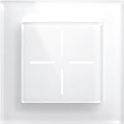 HOMEMATIC IP HMIP WGS-GF1 - Set 1x glass push-button + frame, 1-fold