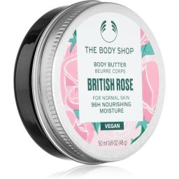 The Body Shop British Rose Body Butter Body Butter with nourishing effect 50 ml