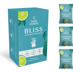 Body Restore Bliss Shower Steamers shower tablets fragrance Bergamot Spring 3 pc