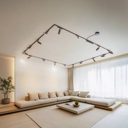 Lindby Track lighting system 48V Lumaro spots 16-flg. black Ø4cm dimmable