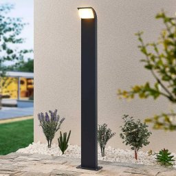 Lucande LED path light Tinna, 100 cm, anthracite, IP65
