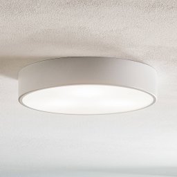 TEMAR LIGHTING Cleo 400 ceiling lamp, white, sensor, IP20, Ø 40 cm, metal