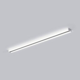 Helestra LED mirror lamp LOOM, length 120 cm, chrome, IP44