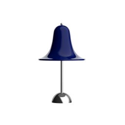Verpan LED rechargeable table lamp Pantop, midnight blue, height 30 cm