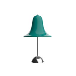 Verpan LED rechargeable table lamp Pantop, dark blue-green, IP44