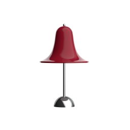VERPAN LED rechargeable table lamp Pantop, cherry red, height 30 cm